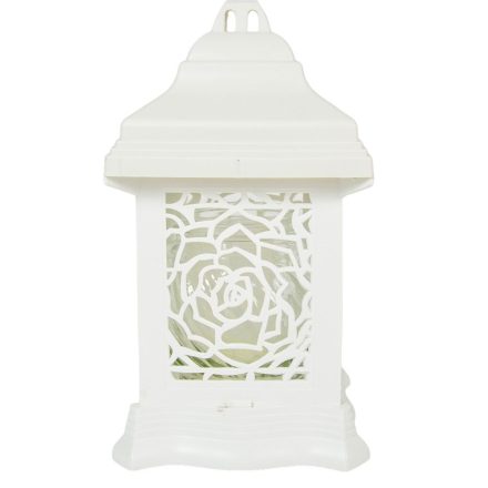 Katedrális üvegmécses fehér 40gr 24cm 4db/#