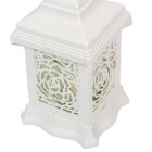 Katedrális üvegmécses fehér 40gr 24cm 4db/#