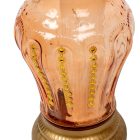 Strasszos óriás üvegmécses lazac 95gr 34cm 4db/#