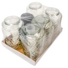 Szív mintás óriás üvegmécses fekete 105gr 35cm 5db/#