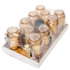 Angyalos nagy csepp üvegmécses arany 45gr 20,5cm 12db/#