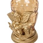 Angyalos nagy csepp üvegmécses arany 45gr 20,5cm 12db/#