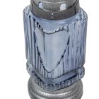 Hasáb forma üvegmécses szürke 40gr 20,5cm 12db/#