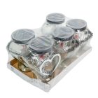 Üvegmécses SOLÁR MAXI ezüst 26cm 5db/#