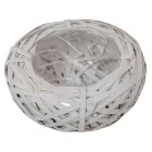 Bélelt fészek fehér D25cm M8cm